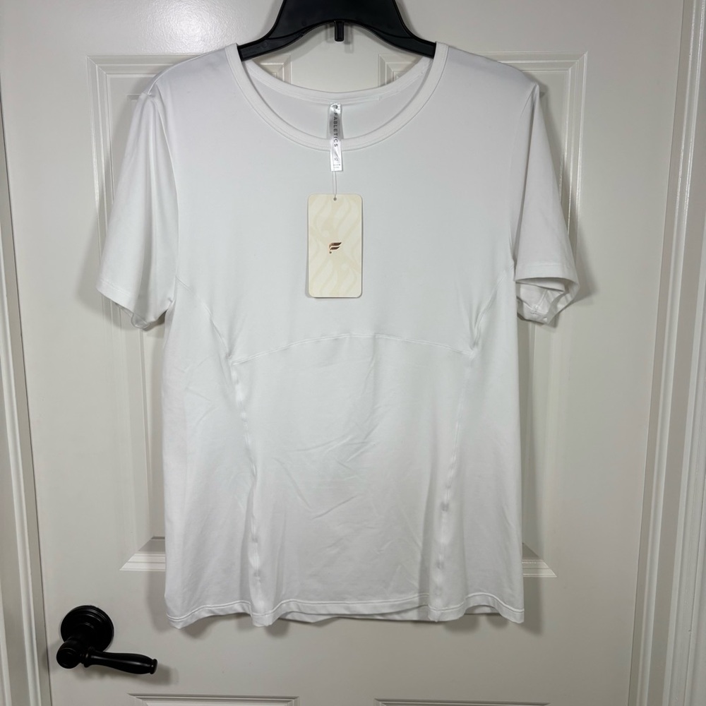 White Short Sleeve Performance Tee